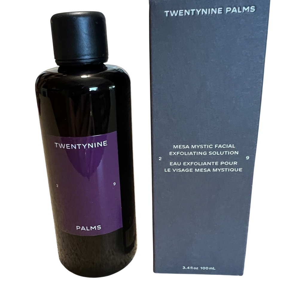 NIB Twenty-Nine Palms Mesa Mystic Facial Exfoliating Solution 3.4 fl. oz.